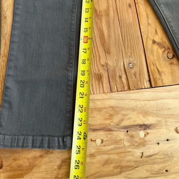 Pilcro and the Letterpress Anthropologie Fit Stet Jeans Womens 28 Gray - Picture 6 of 16